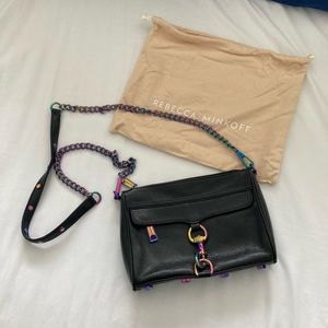 Rebecca Minkoff mini Mac oil slick crossbody